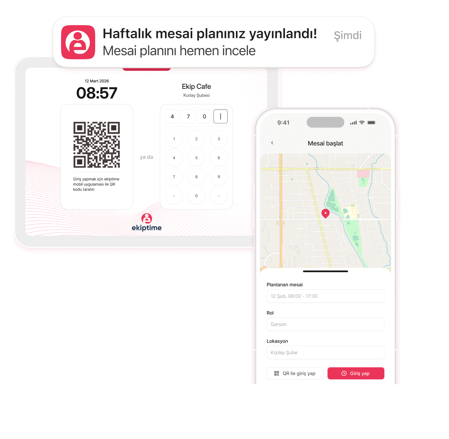 Operations in your pocket screen