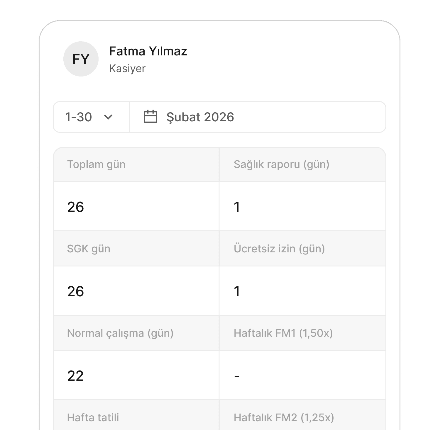 Approved leave synced to timesheets screen