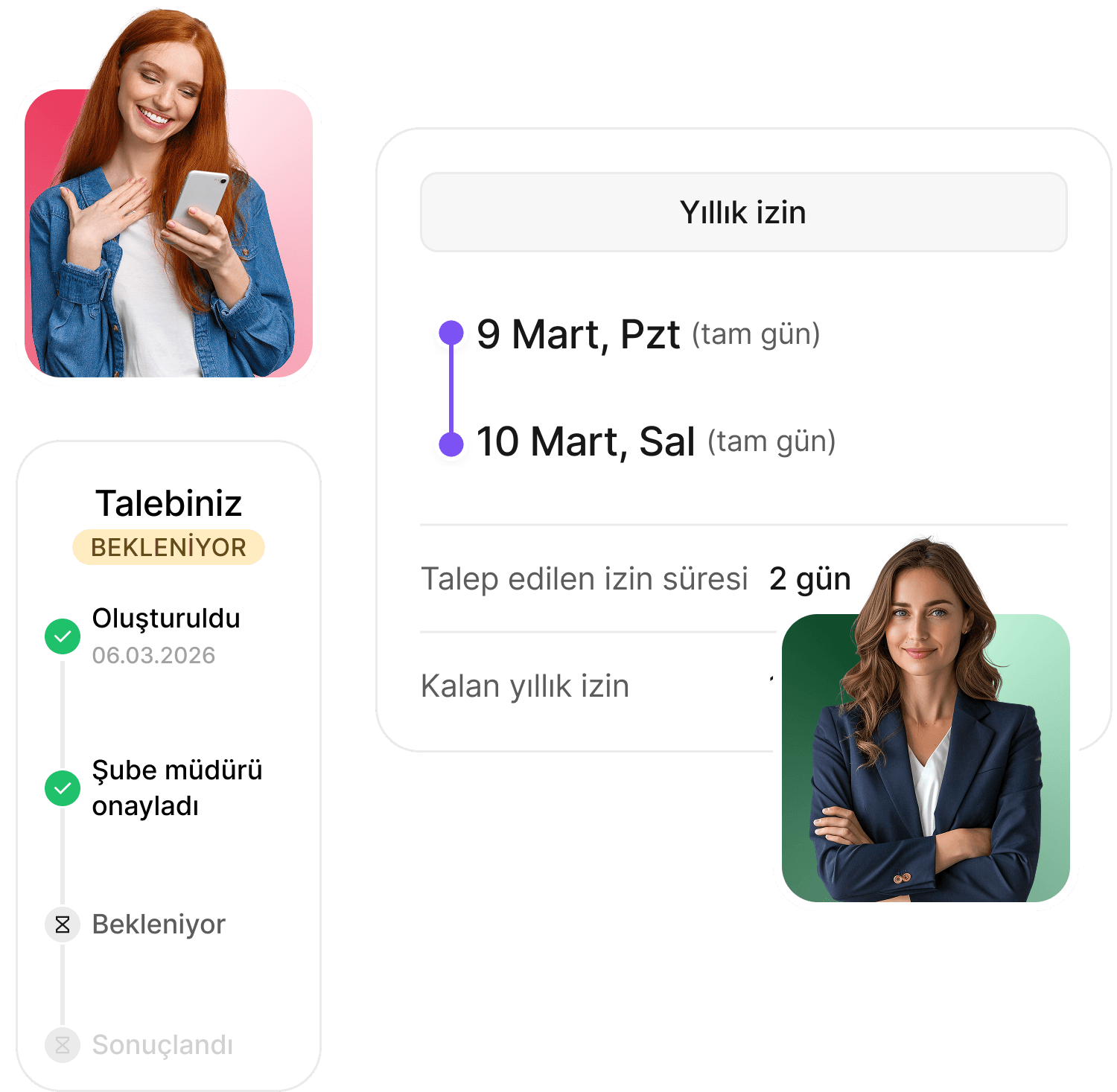 Custom leave approval workflow screen