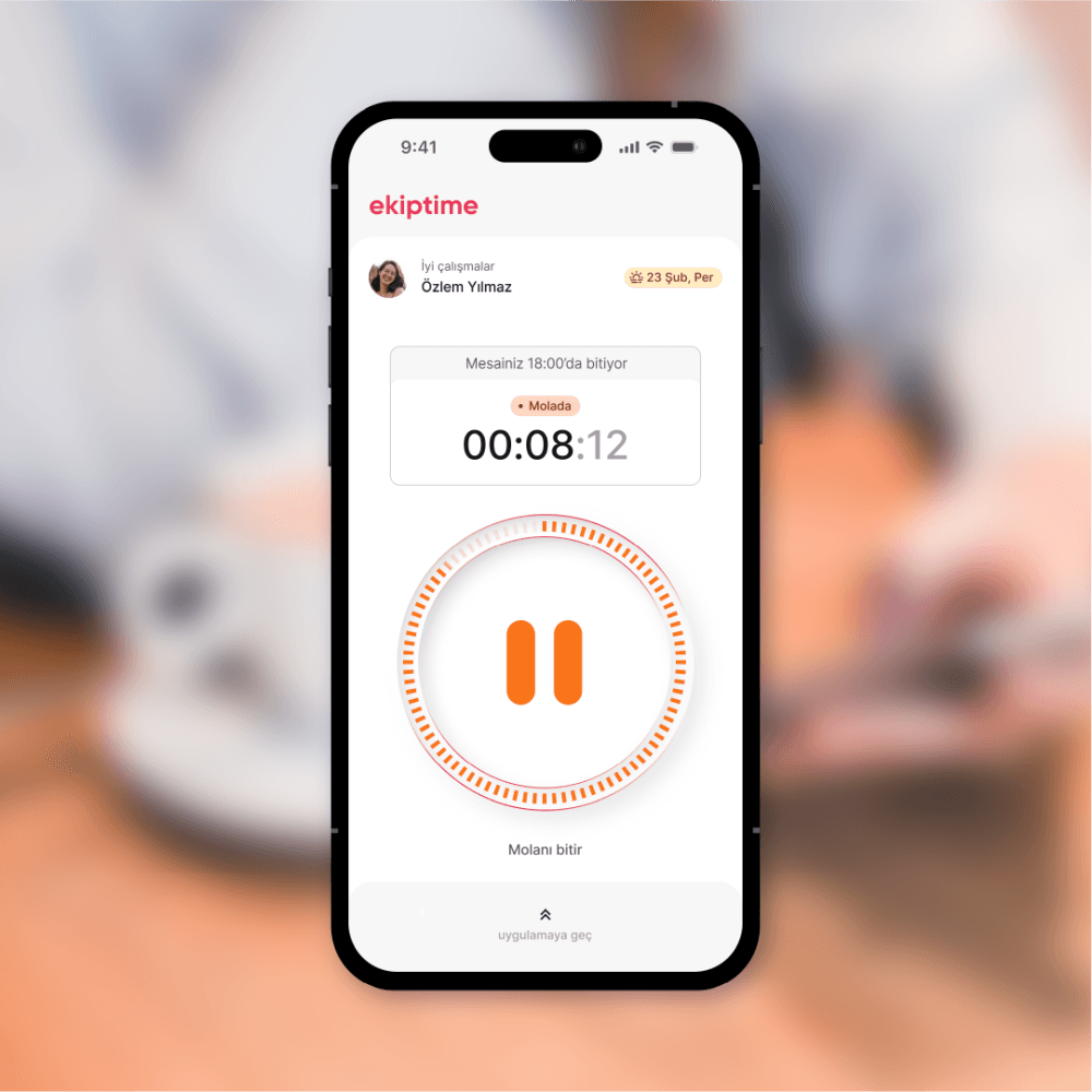 Ekiptime - Mola takibi